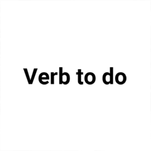 Verb to do