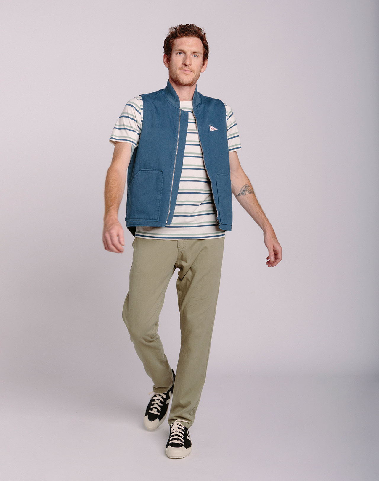 Angus Gilet Bleu Prusse OLOW