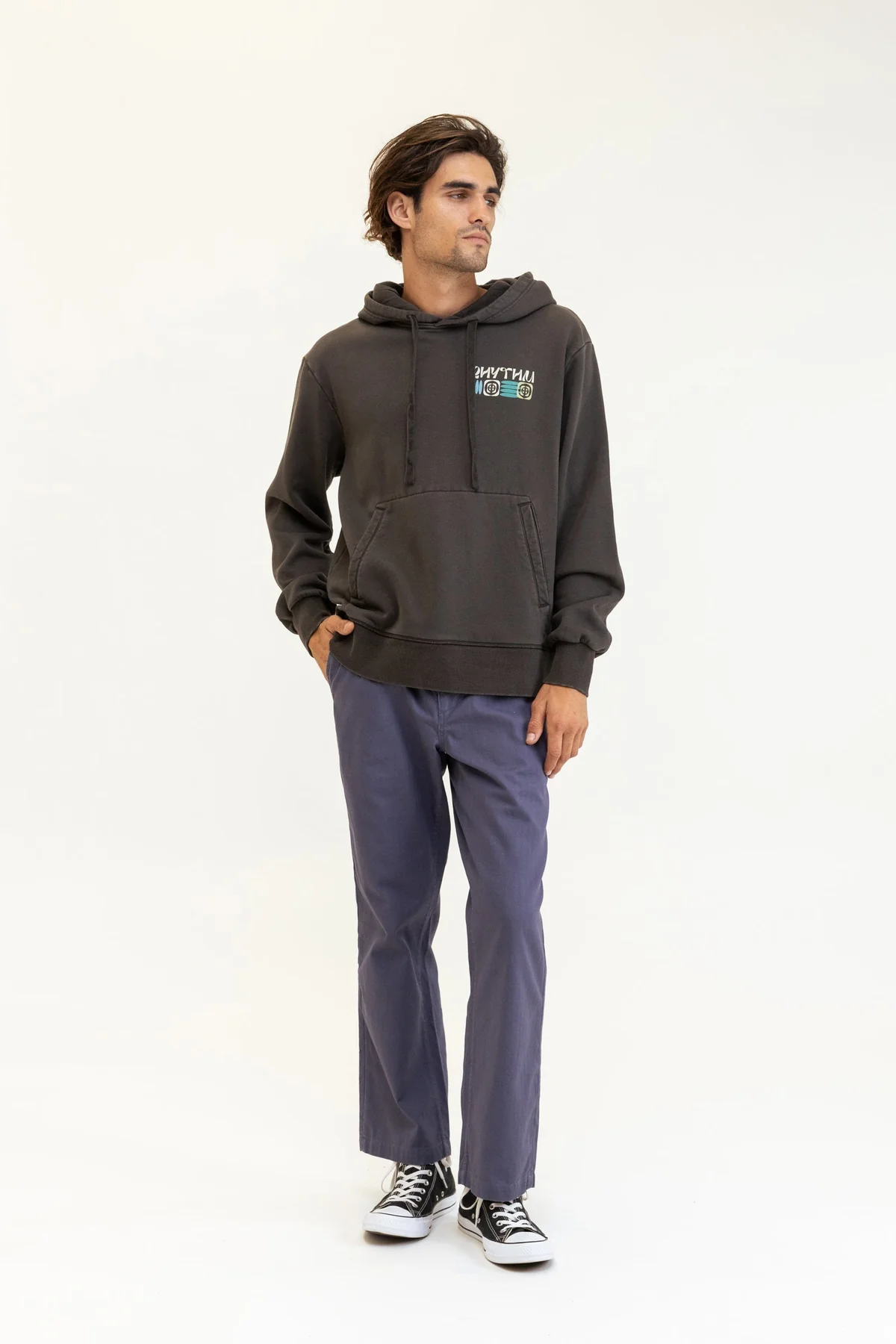 Notch Vintage Hoodie Black RHYTHM