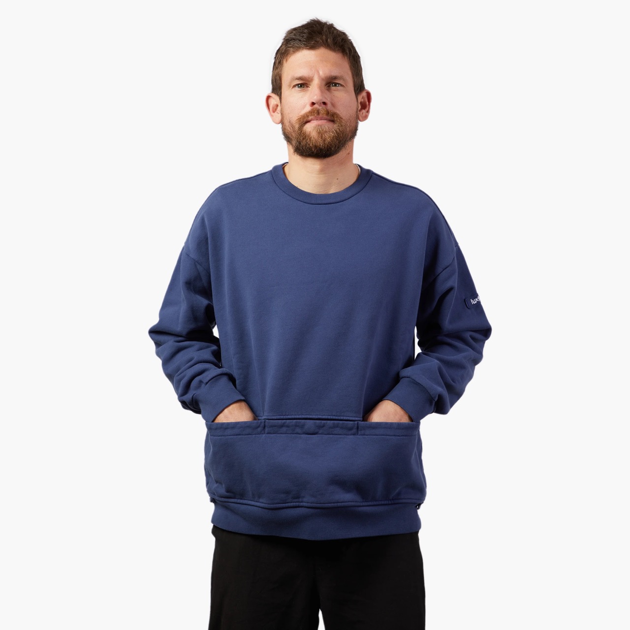 Sweatshirt Painter Blue Slate LUXFORT