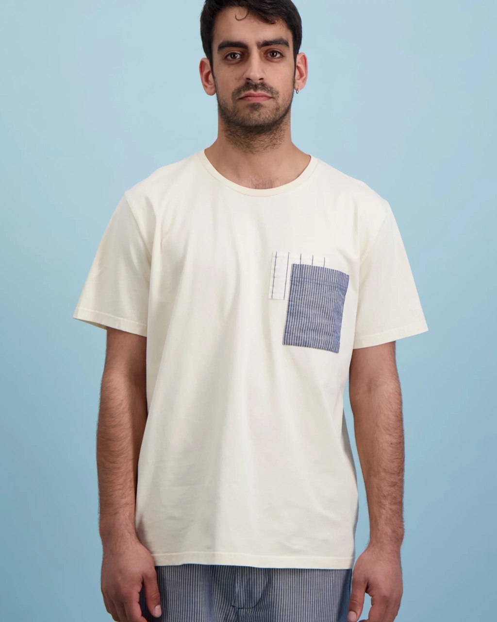 T-Shirt Patch Poche Chambray OUTLAND