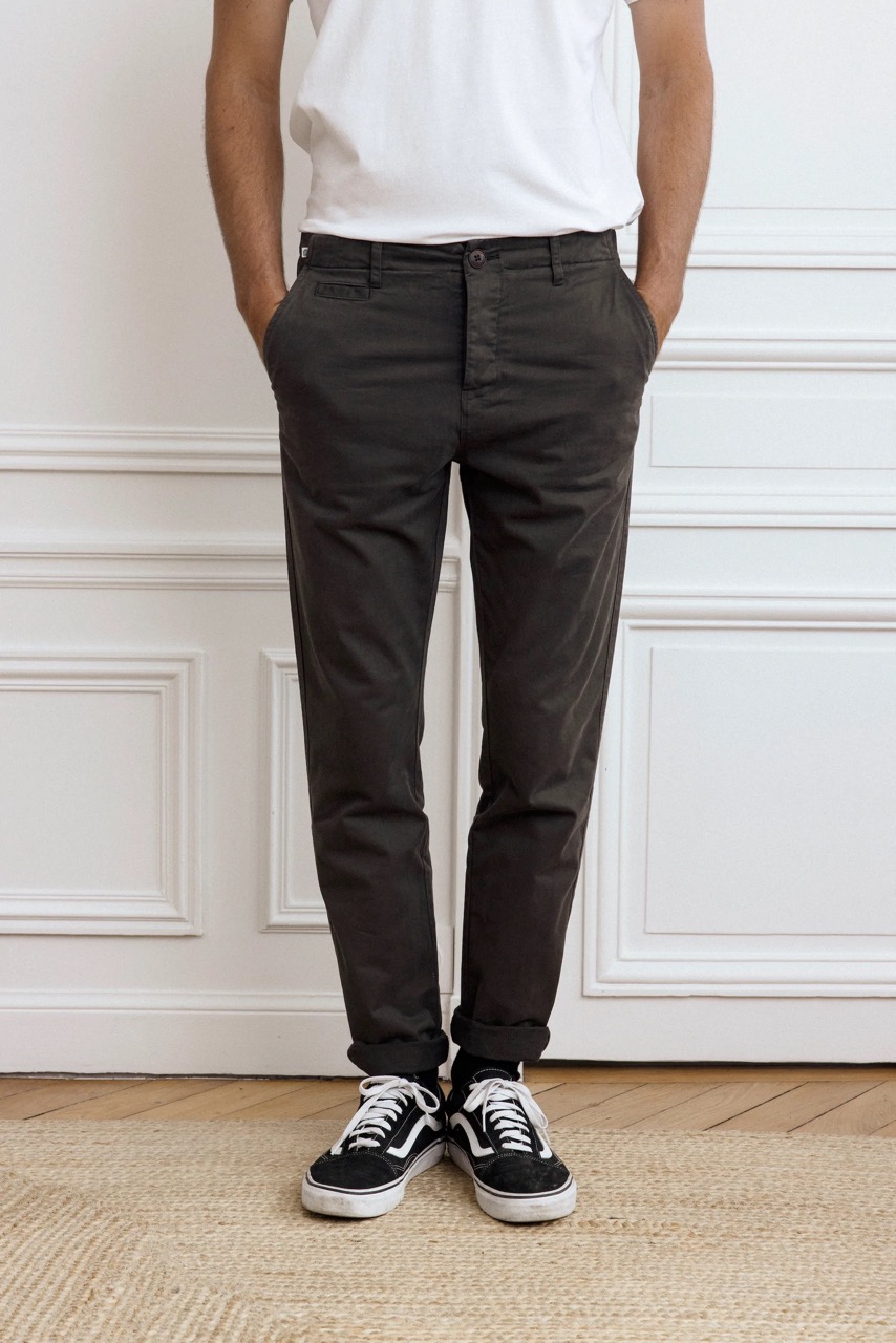 Chino Classic Anthracite CUISSE DE GRENOUILLE