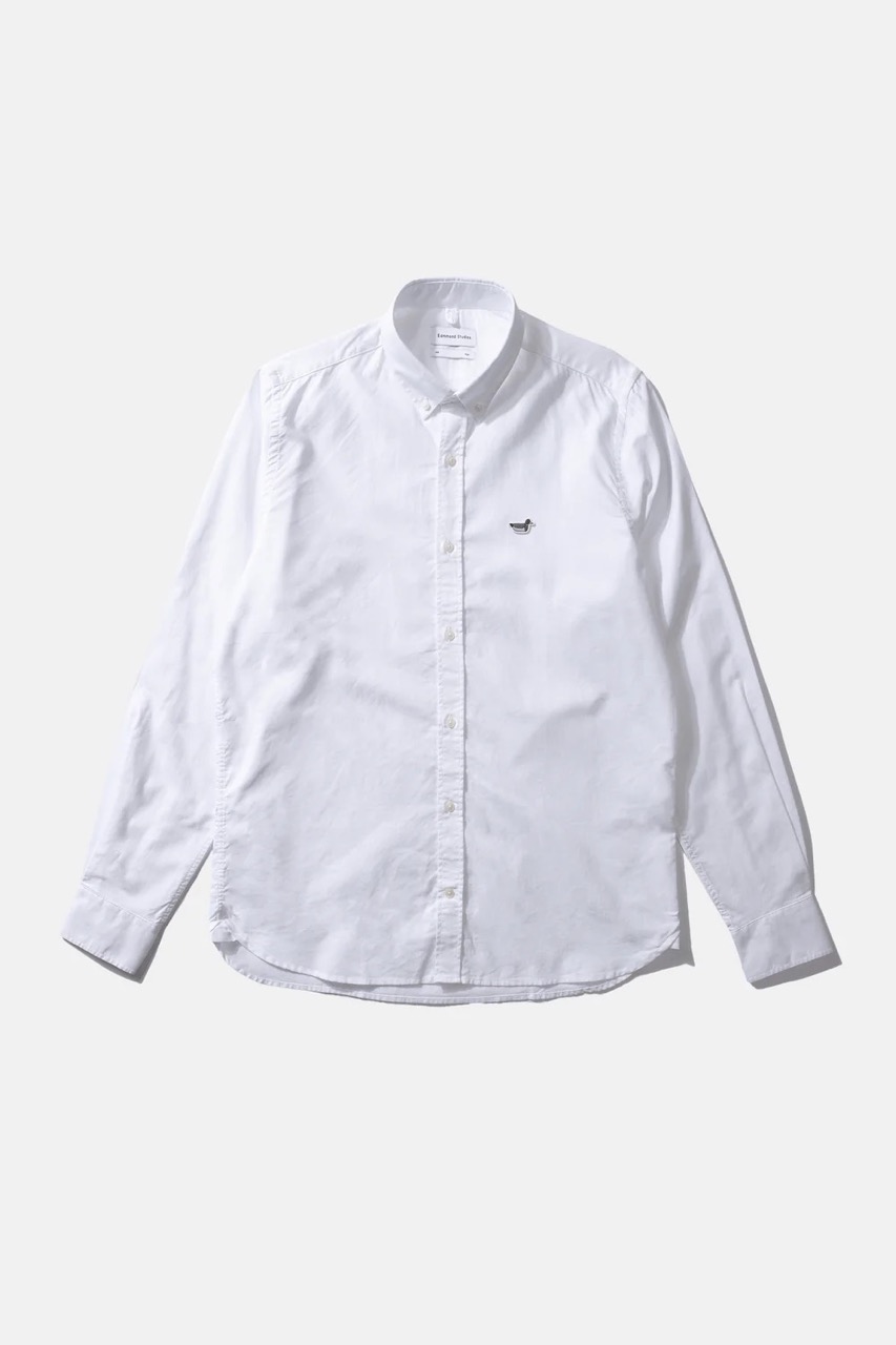 Chemise Duck Oxford Blanc EDMMOND STUDIOS