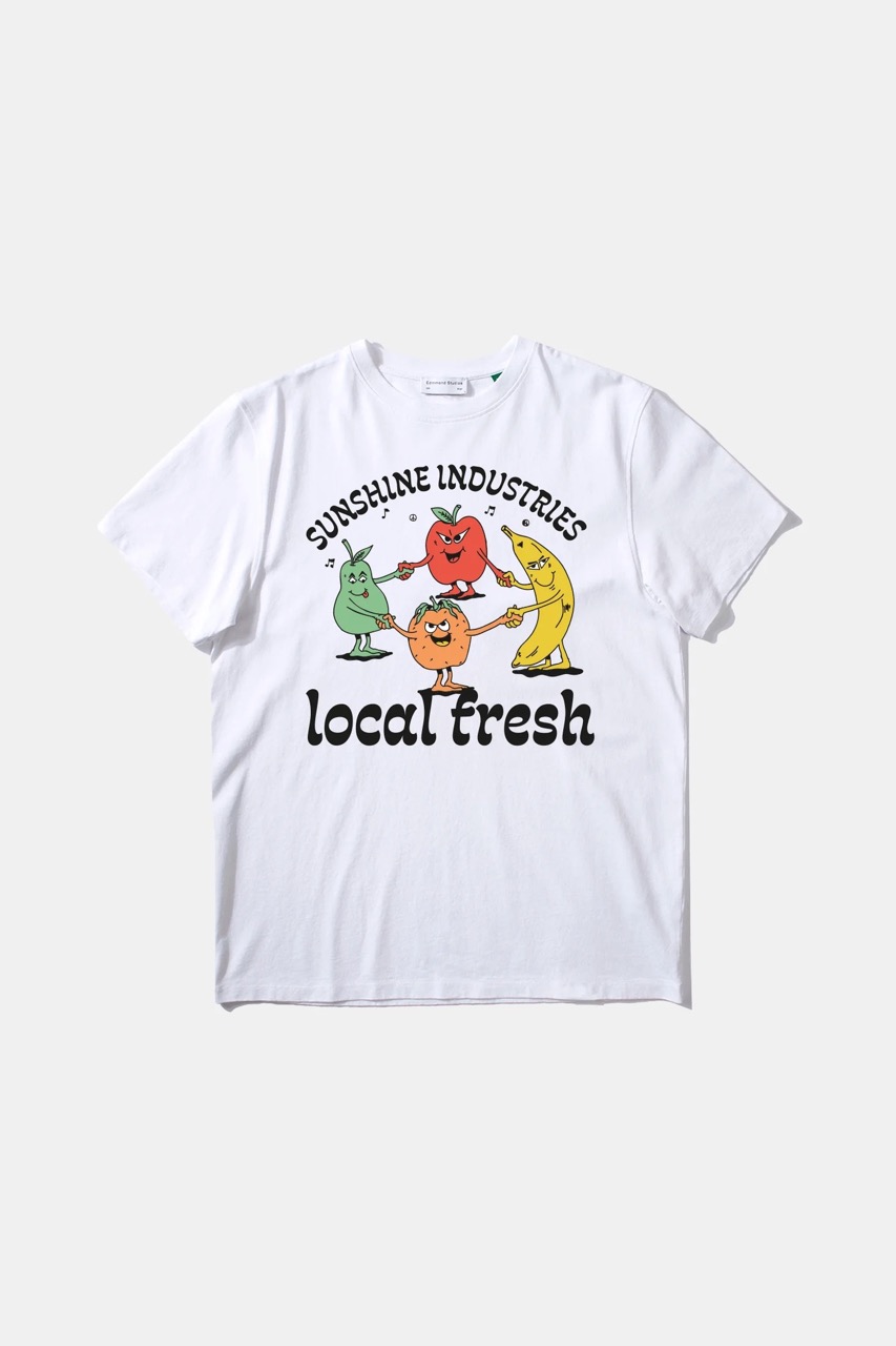 T-Shirt Local Fresh White EDMMOND STUDIOS