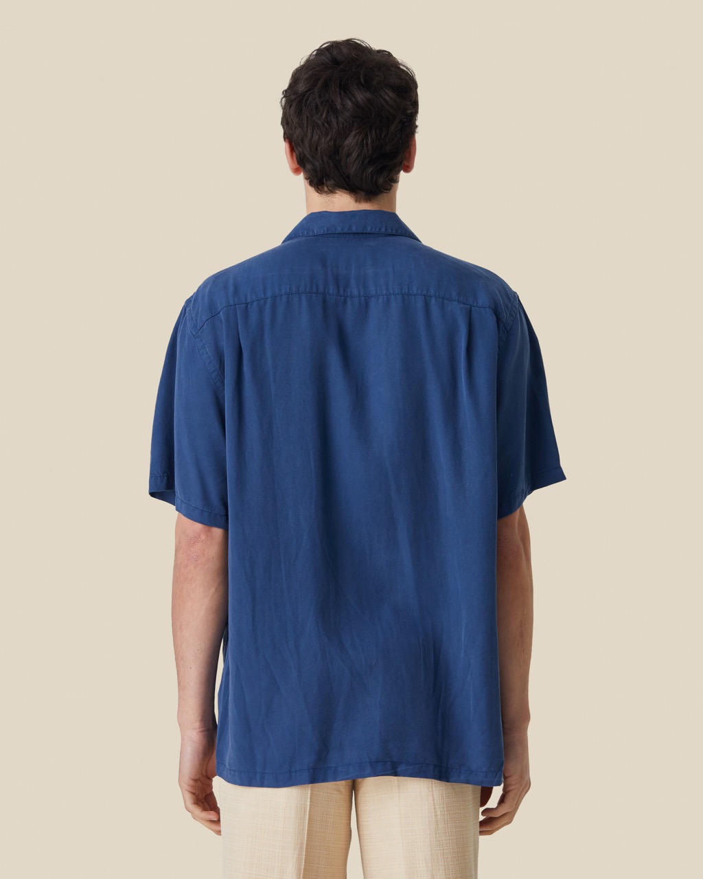 Chemise manche courte en tencel Dogtown Blue Portuguese Flannel