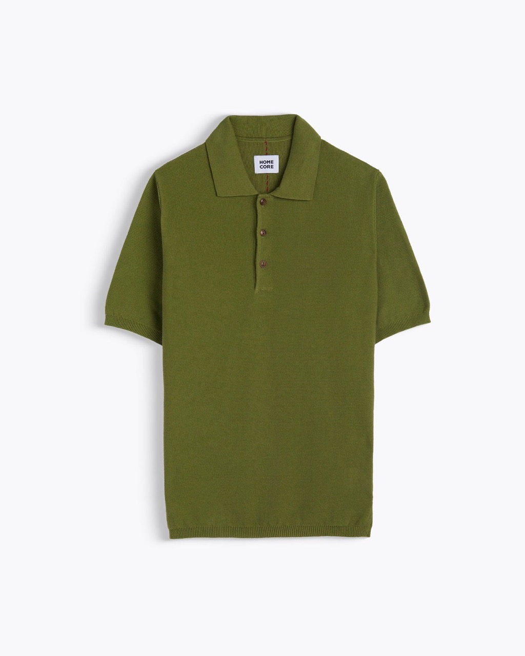 Polo tricoté Italo Vert Homecore