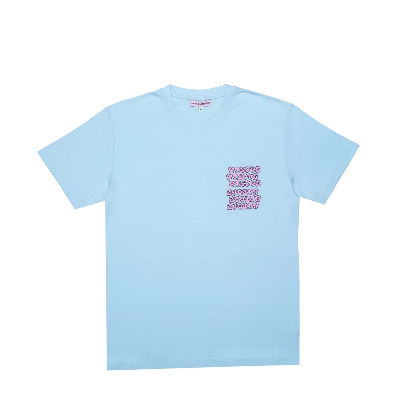 T-Shirt Bisous Skateboard Slime Bleu