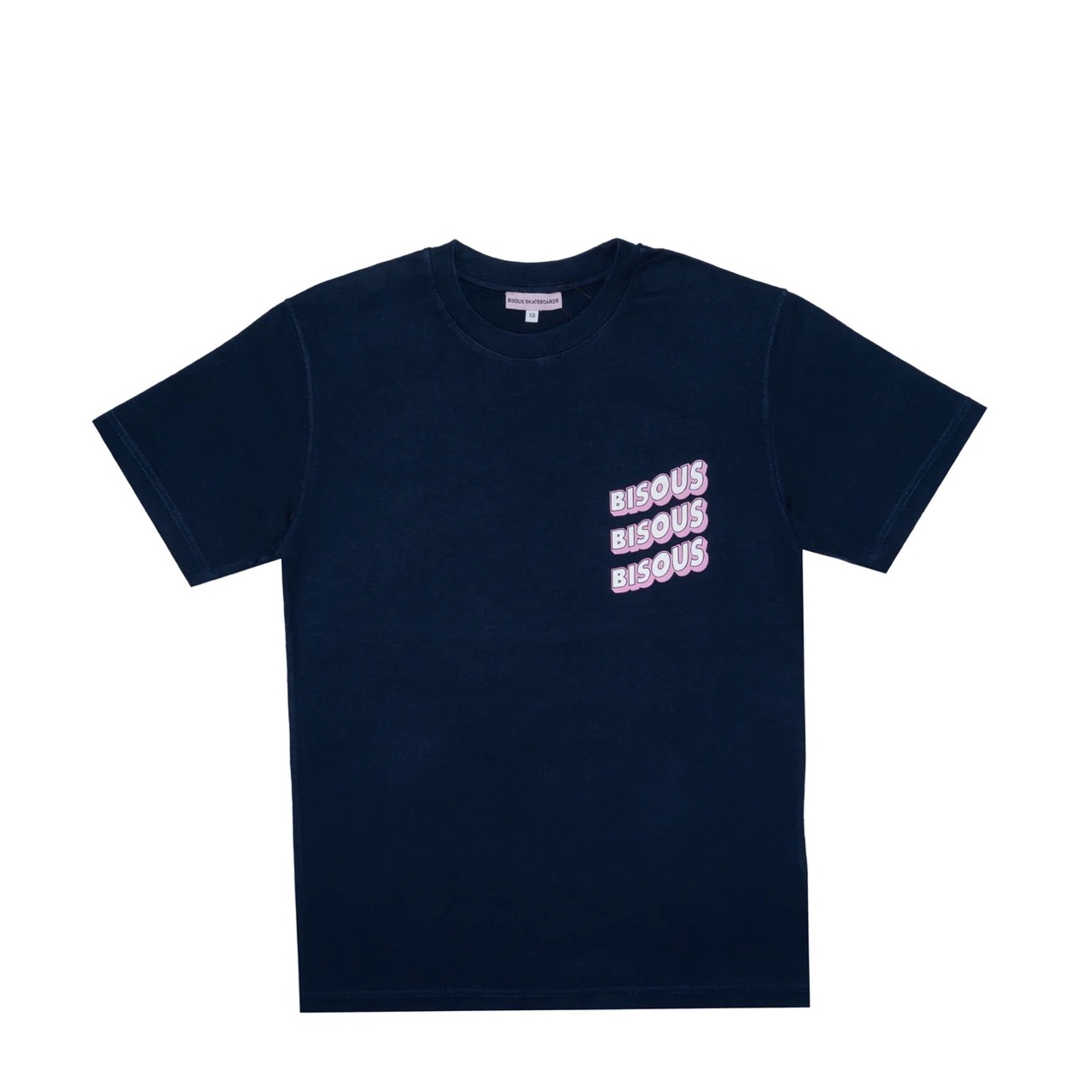 T-Shirt Bisous Skateboard Sonics Navy