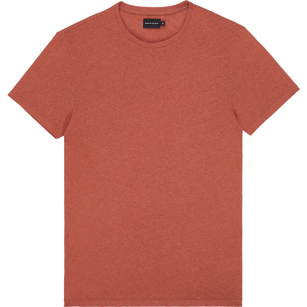 T-Shirt Lin et Coton Stephanos Burnt BASK IN THE SUN