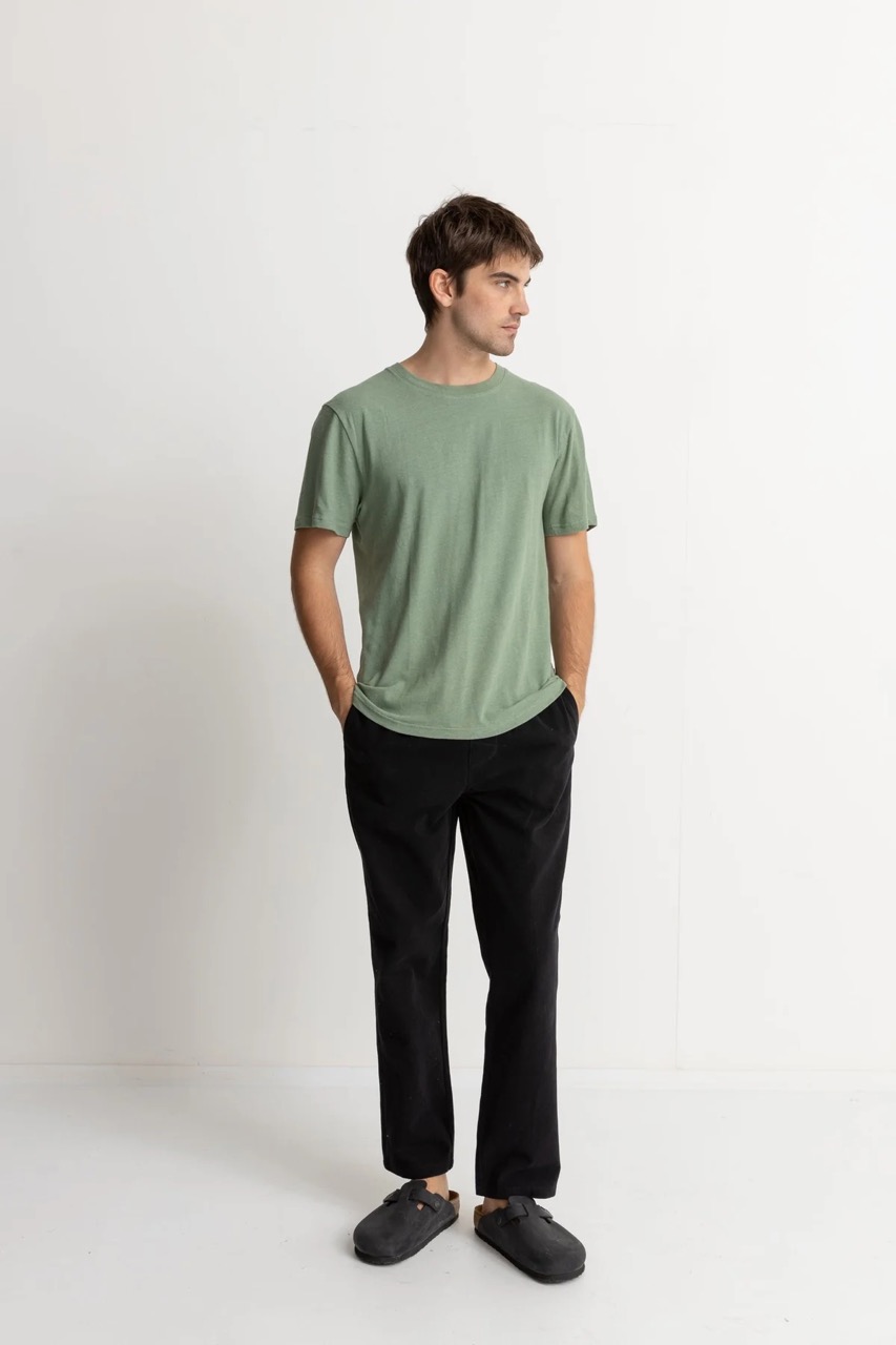 T-Shirt Lin et Coton Seafoam RHYTHM