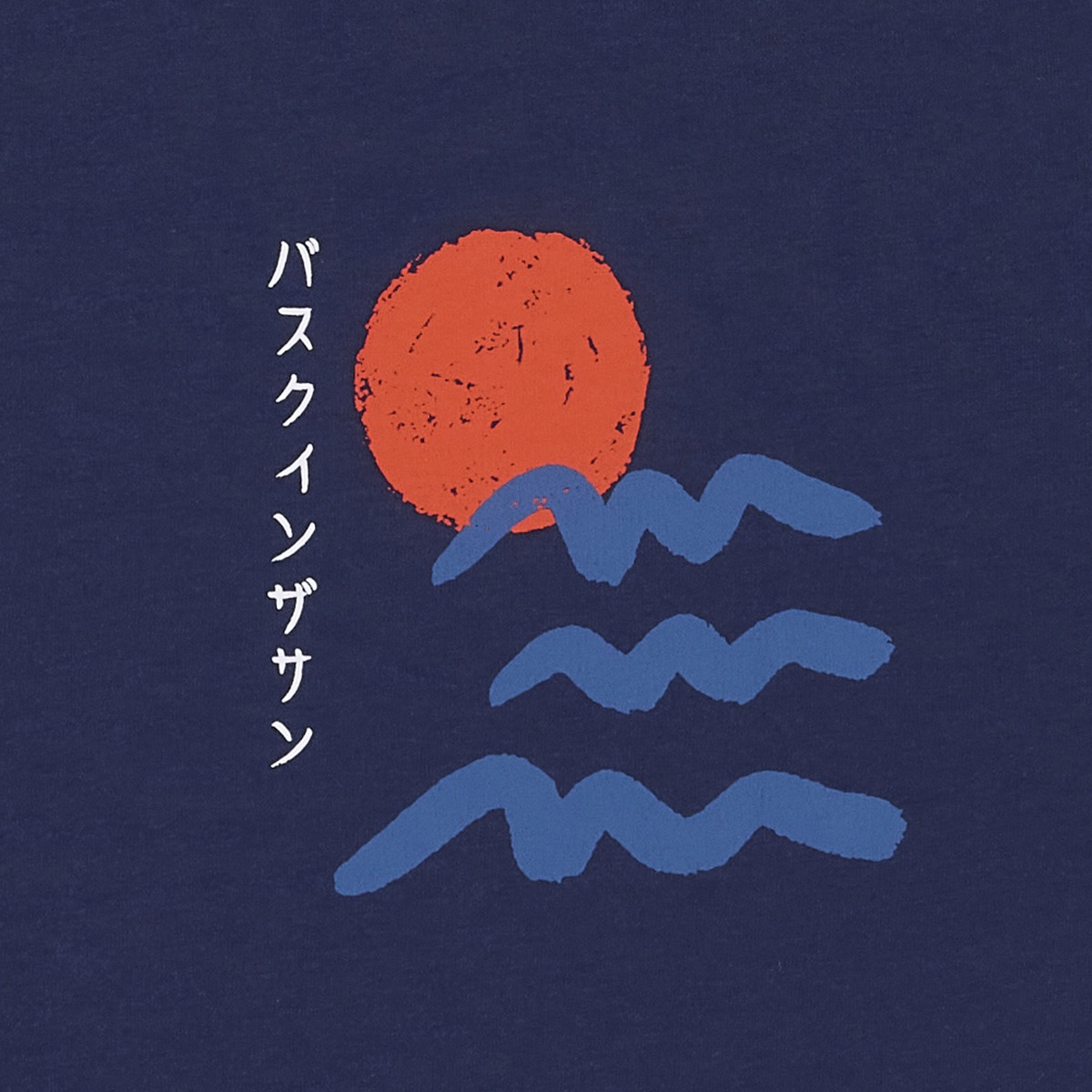 T-Shirt Japon Soleil Bask In The Sun Navy