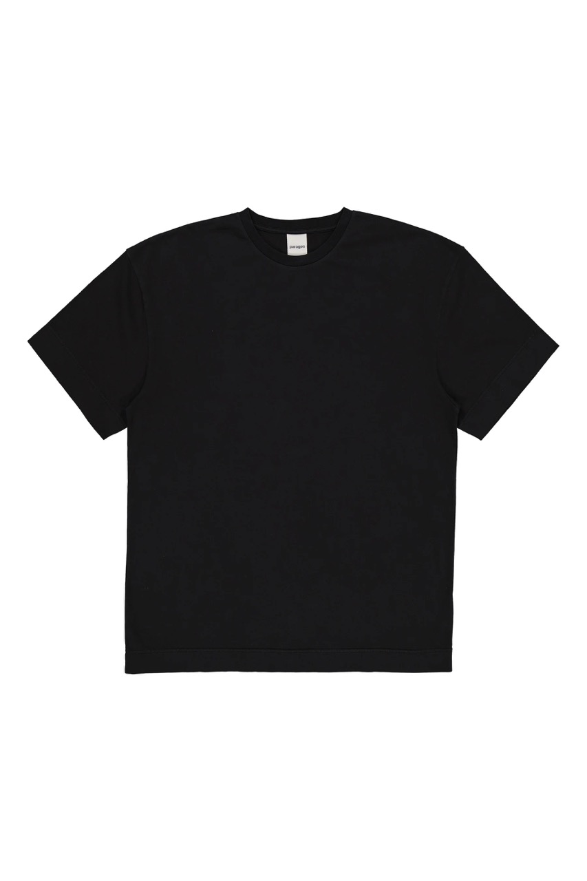 T-Shirt Oversize Big Tee Black Parages