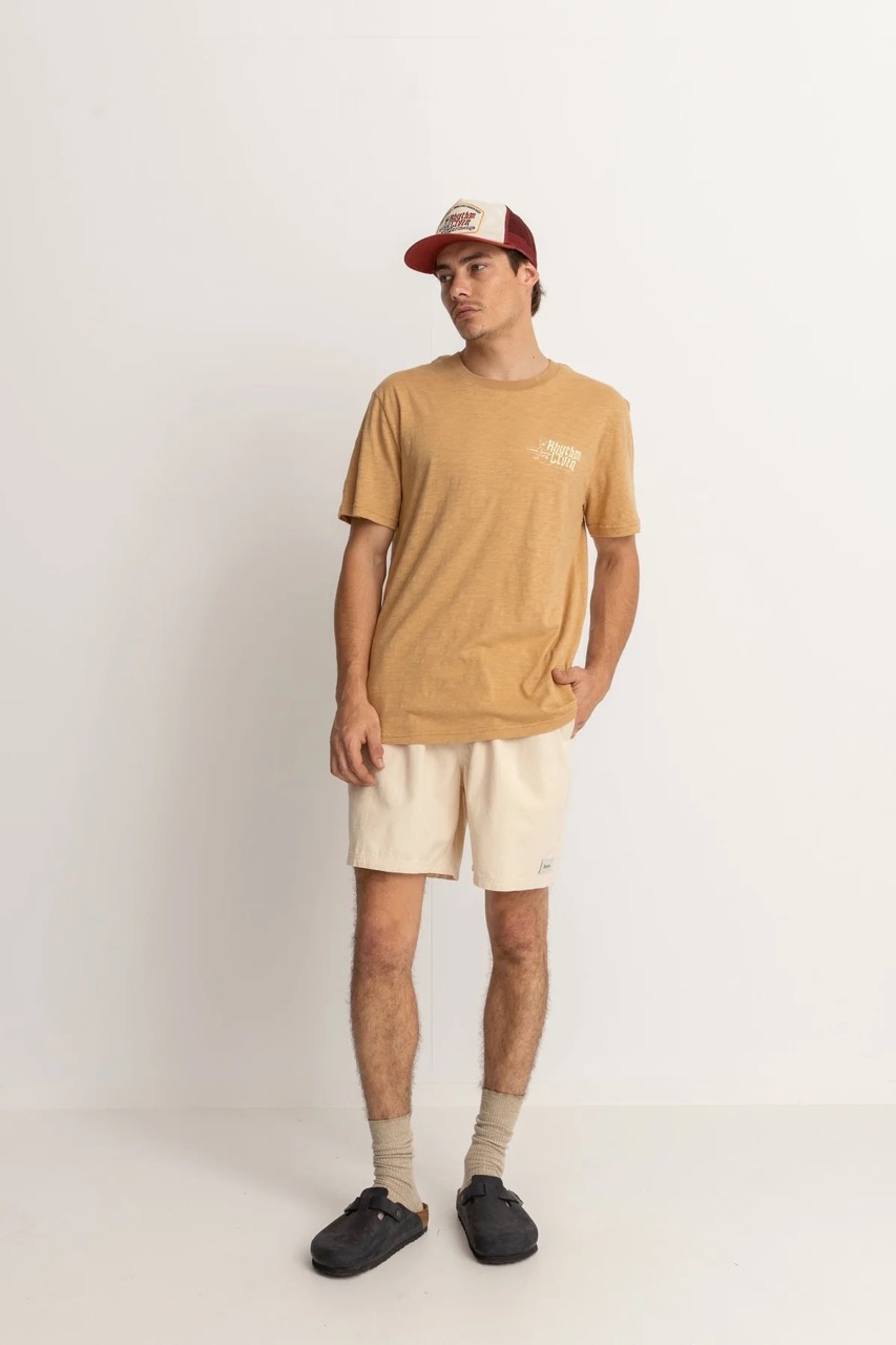 Short Mod Brushed Twill Jam Natural  RHYTHM