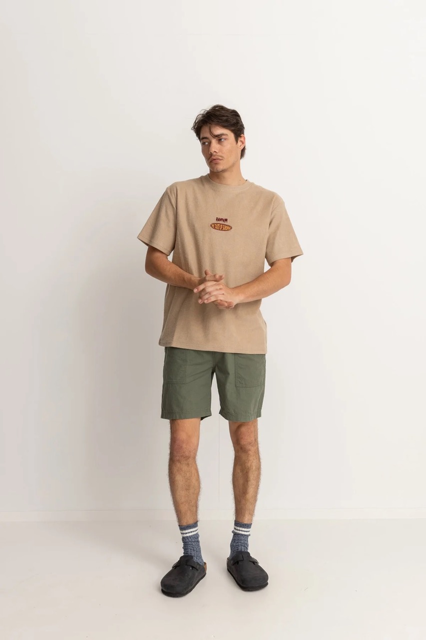 Short Worn Path Ripstop Olive  RHYTHM