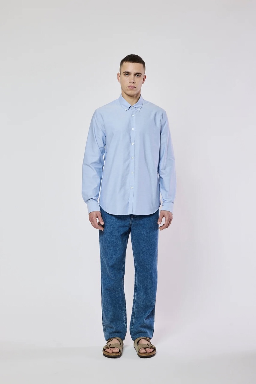 Chemise Tokyo Oxford Sky Blue HOMECORE
