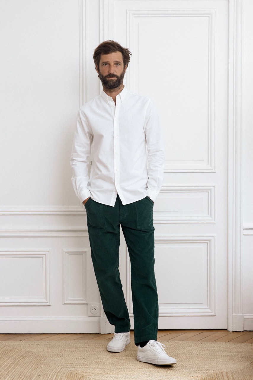 Chemise Oxford CUISSE DE GRENOUILLE