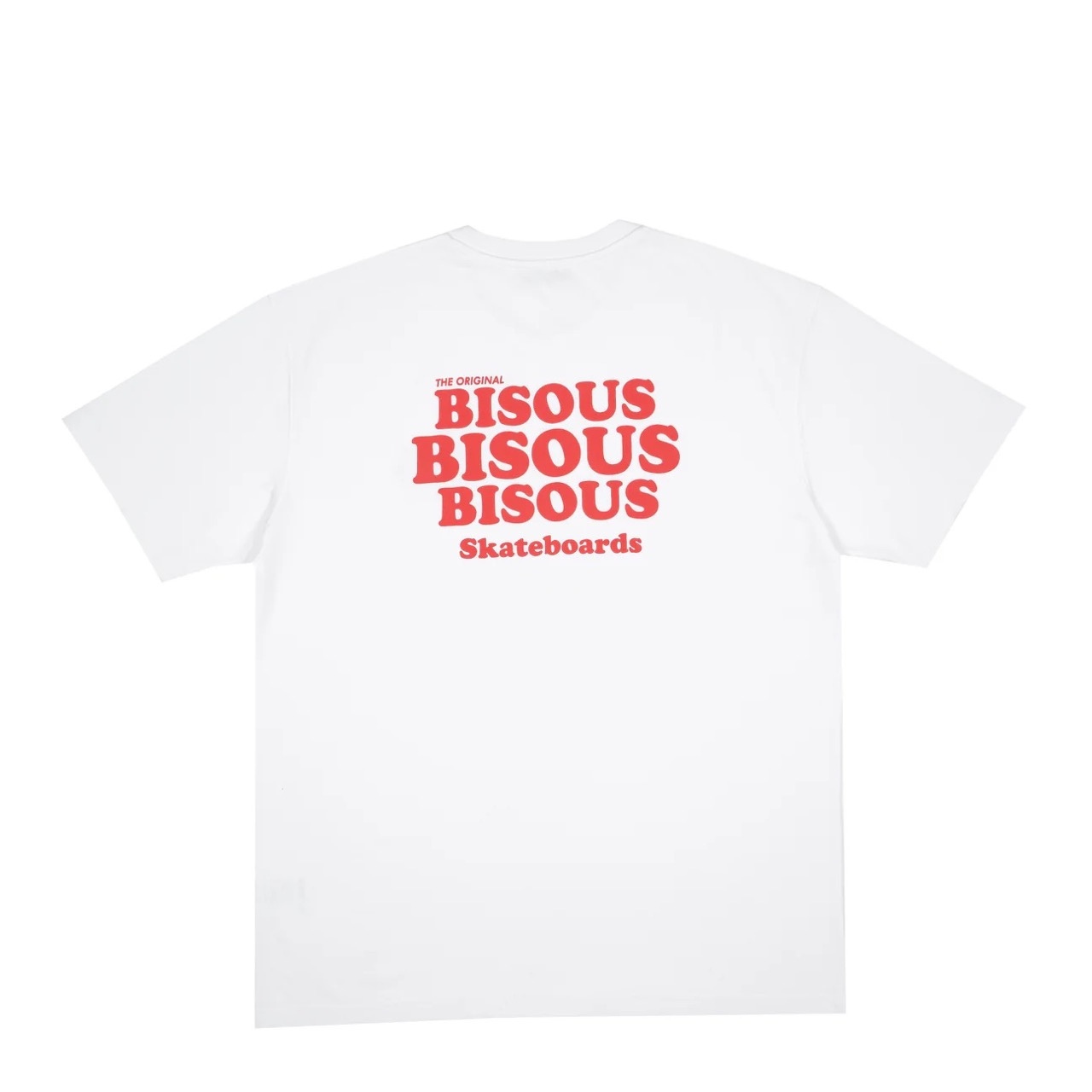 T-Shirt Bisous Grease White Red BISOUS SKATEBOARD