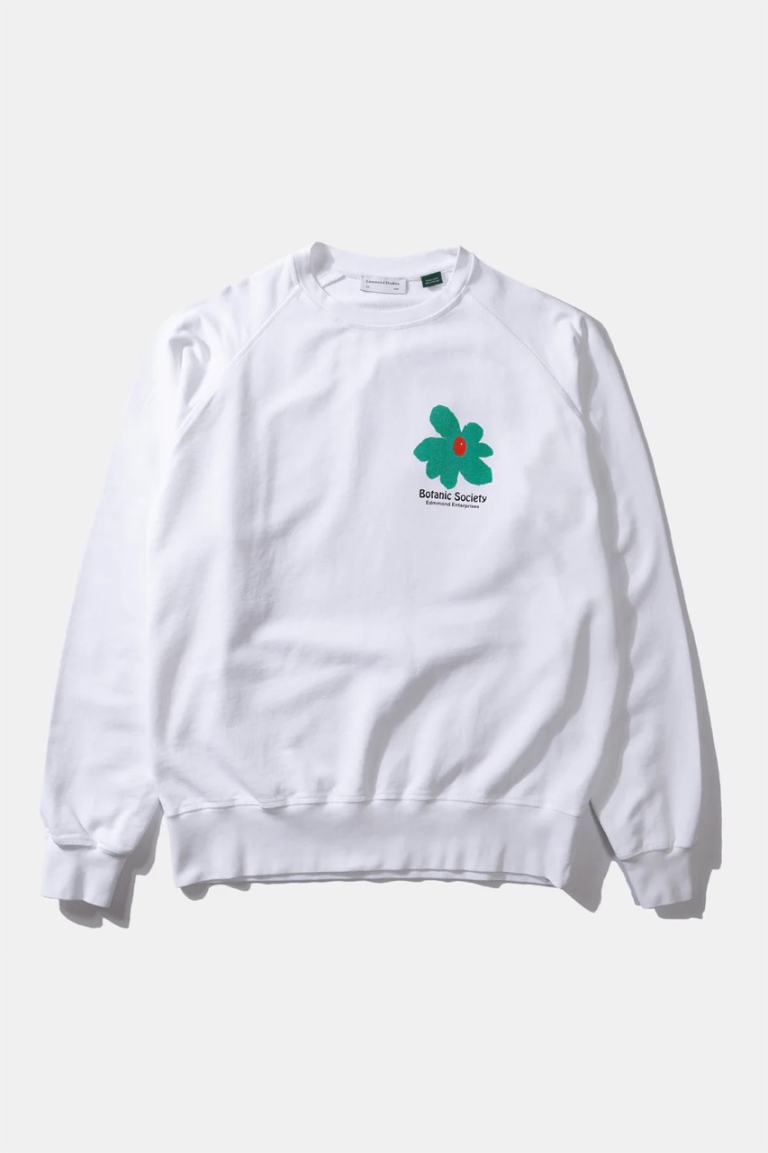 Sweatshirt Botanic White EDMMOND STUDIOS