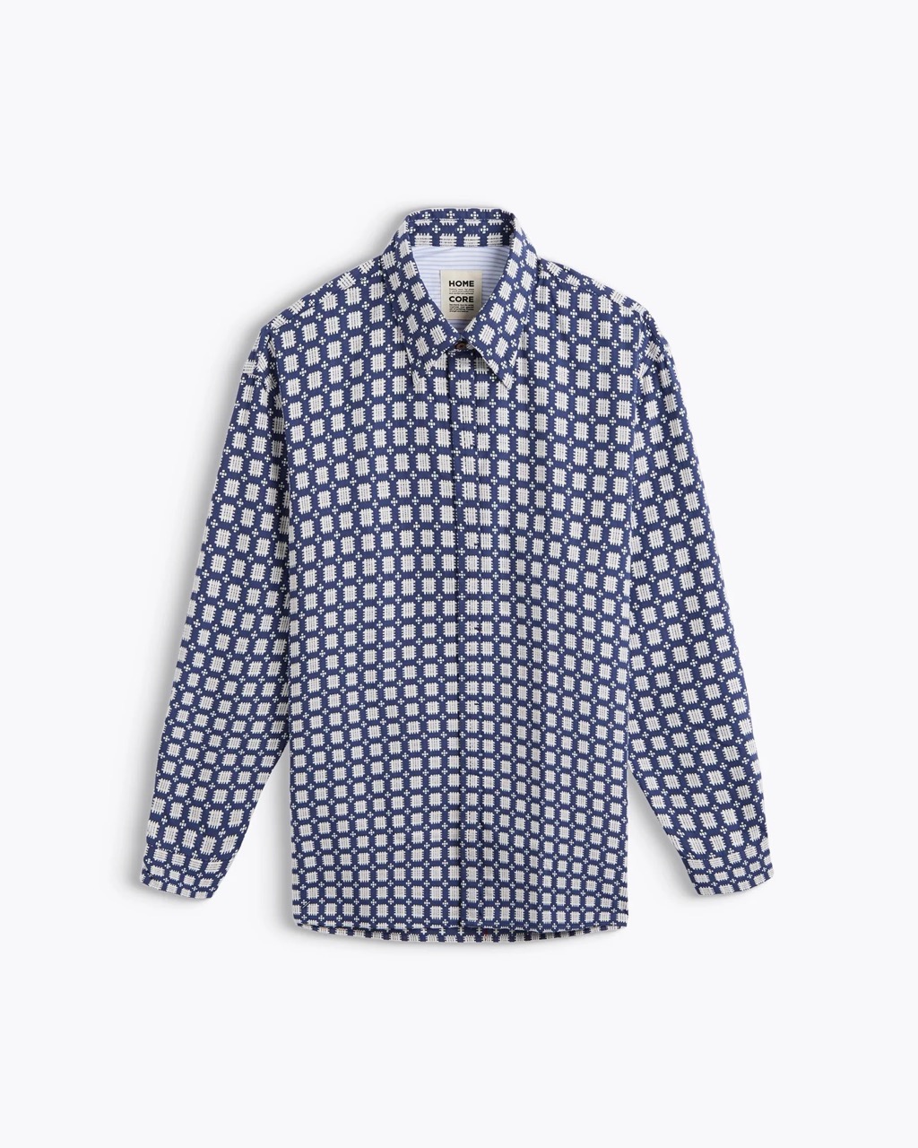 Chemise Shadow Delos Navy White HOMECORE