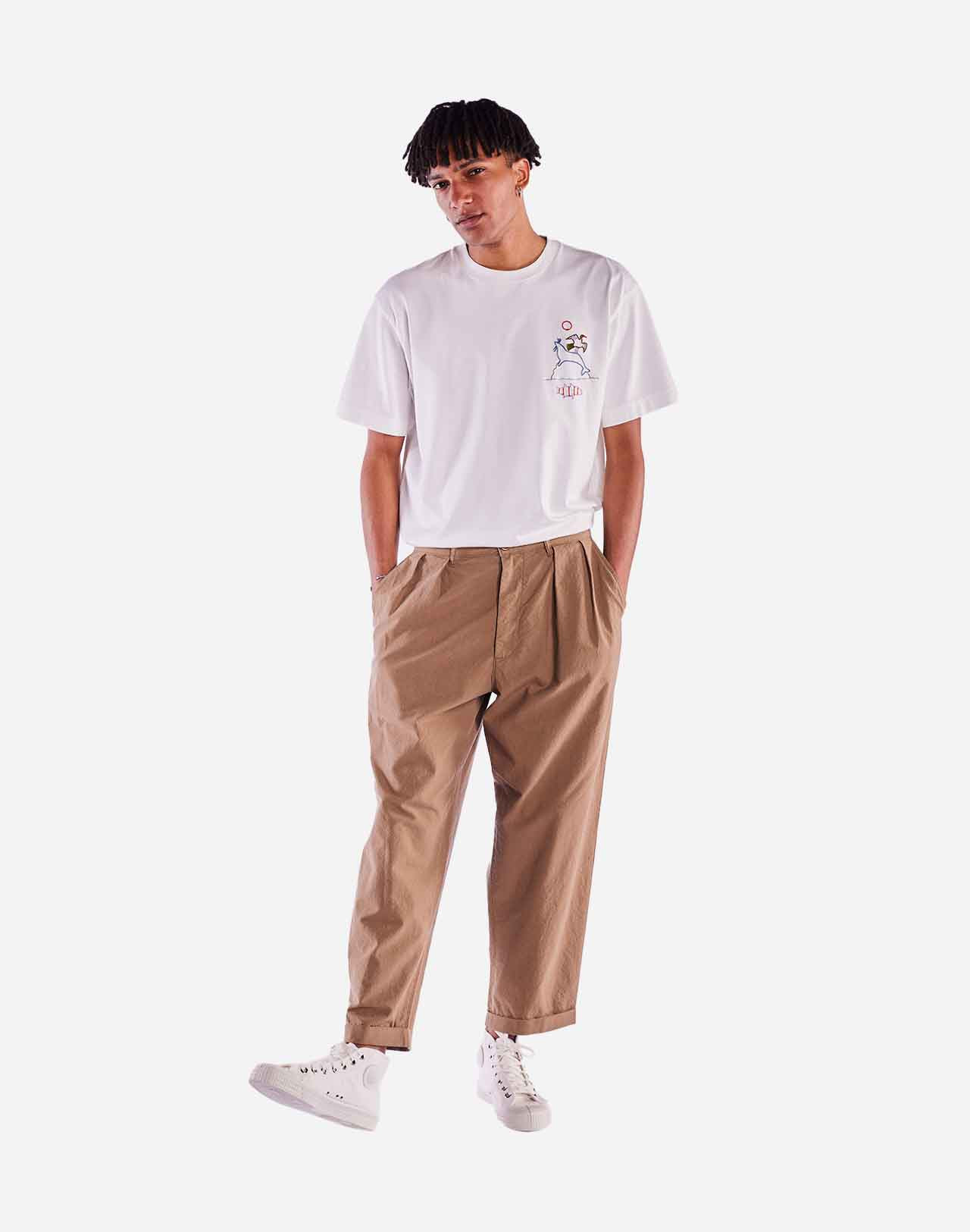 Pantalon à pinces Sembo Taupe OLOW