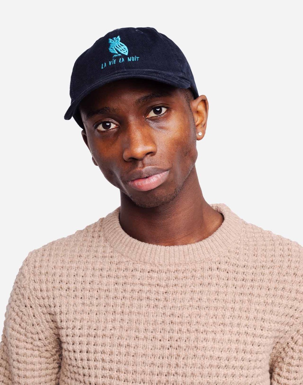 Casquette La Vie La Nuit Marine OLOW