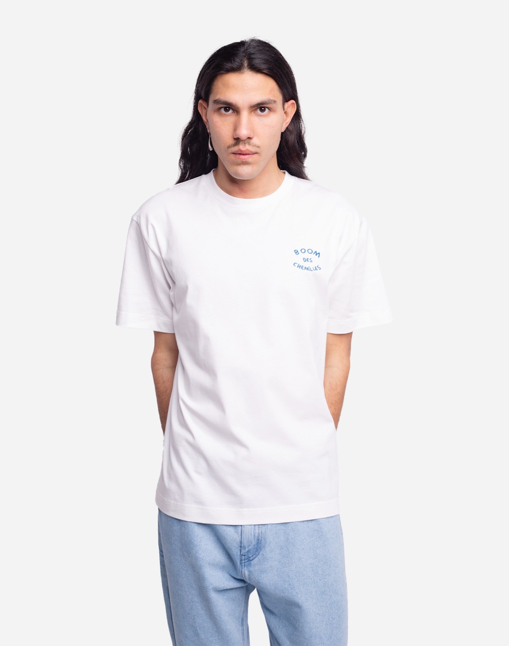 T-Shirt Boom Écru Coupe Ample OLOW