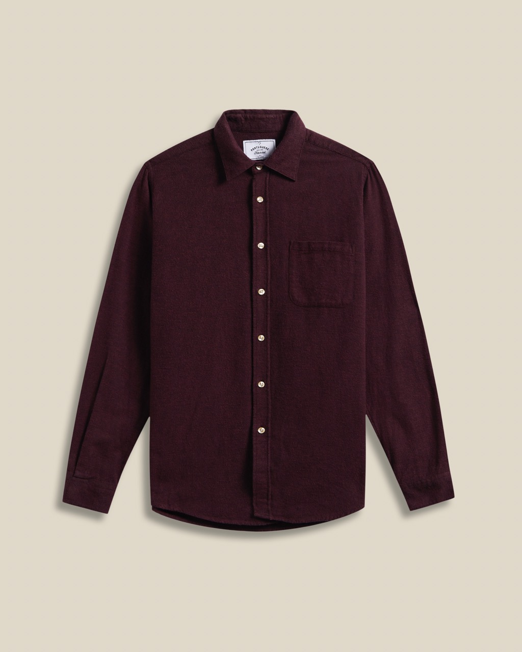 Chemise Teca Bordeaux PORTUGUESE FLANNEL