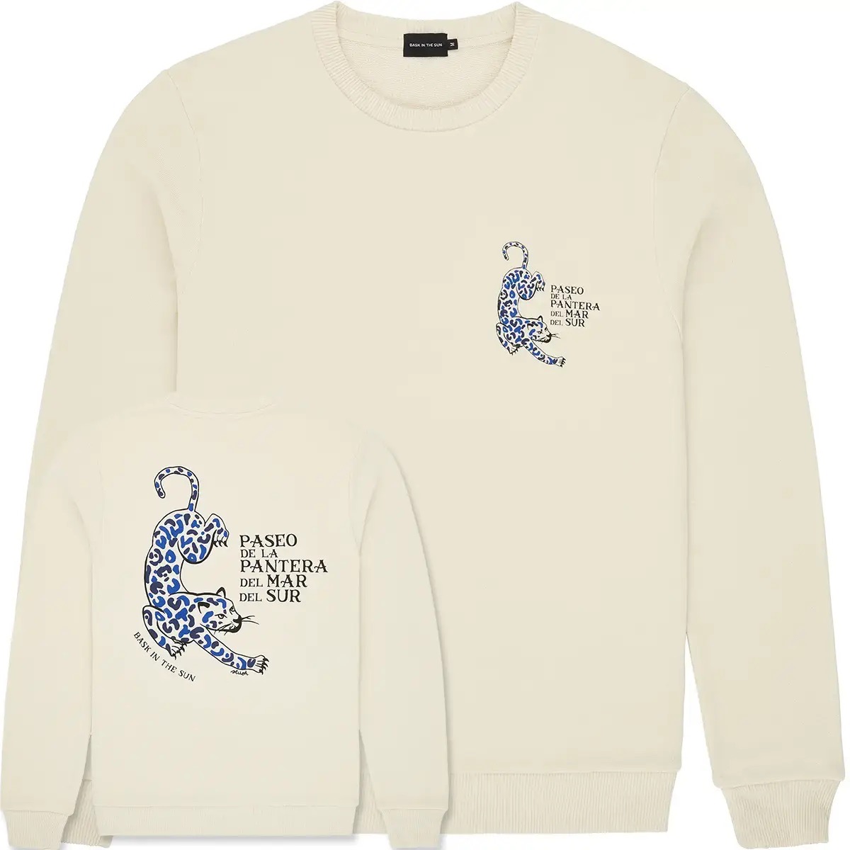 Sweatshirt Coton Biologique Pantera Cream BASK IN THE SUN