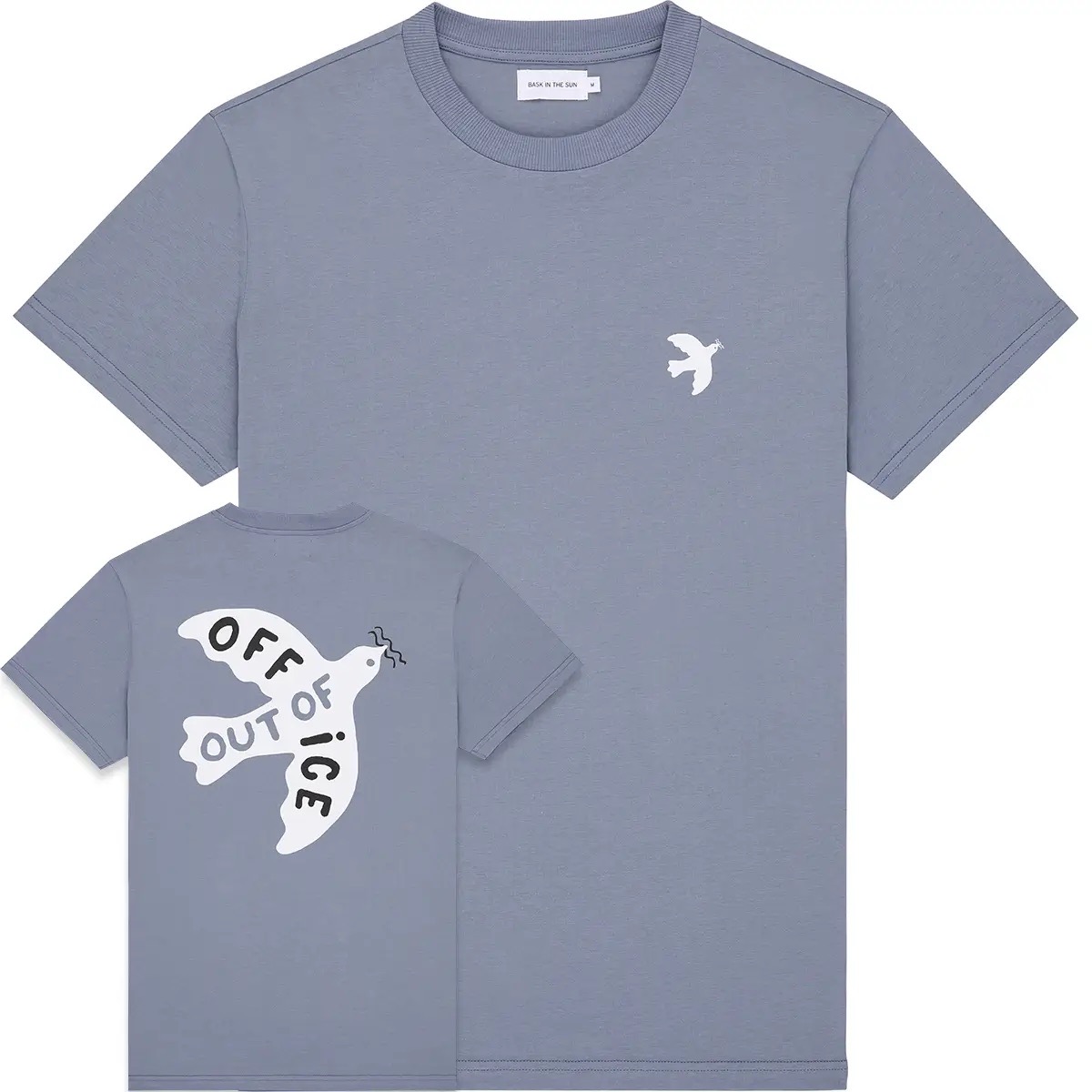 T-Shirt Coton Biologique Out of Office Storm BASK IN THE SUN