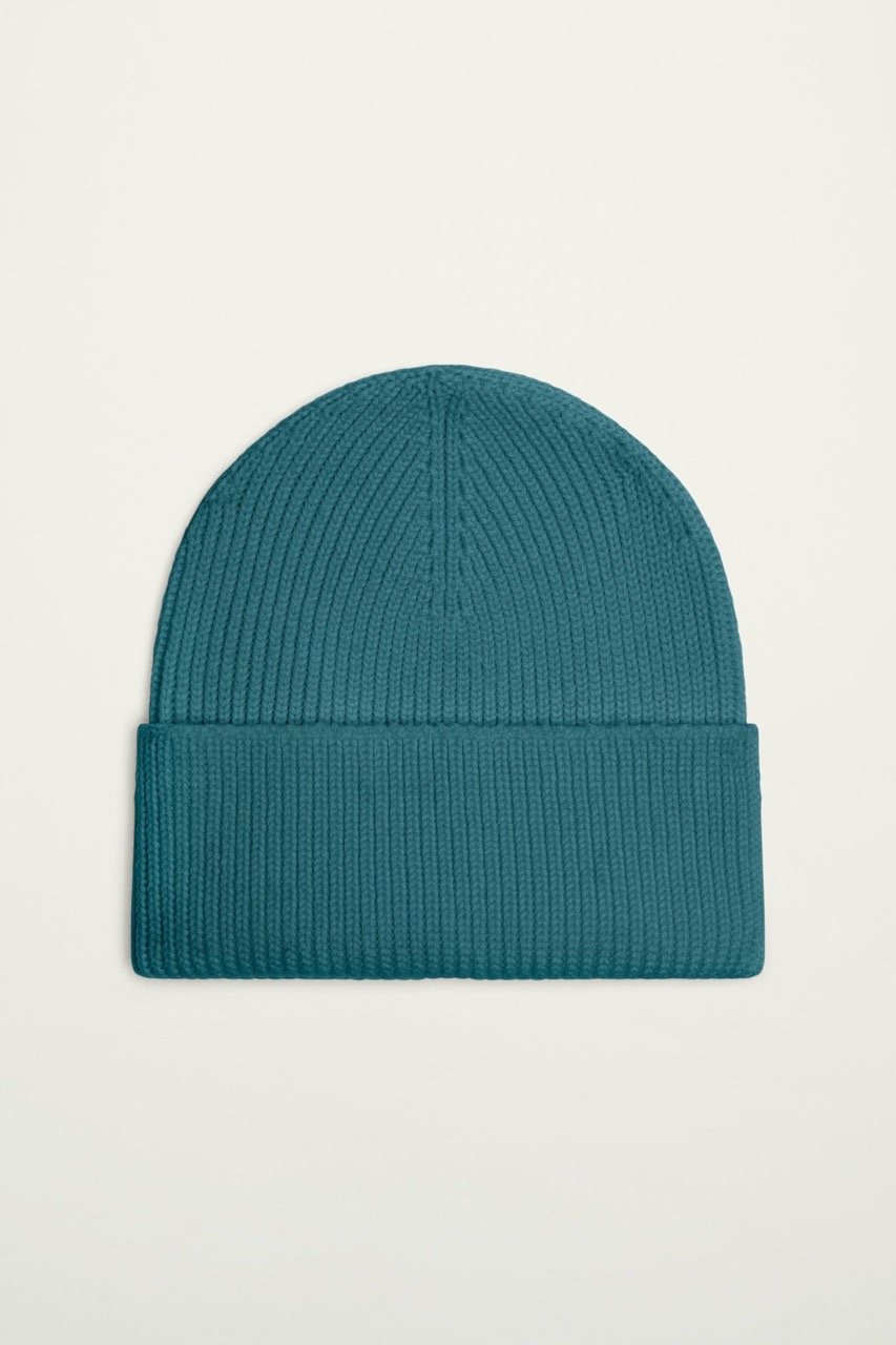 Bonnet Ara Laine Merinos Bleu Aqua NITTO KNITWEAR
