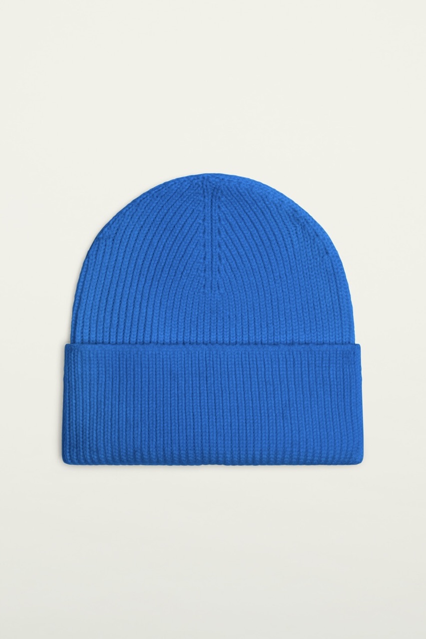 Bonnet Ara Laine Merinos Bleu Roi NITTO KNITWEAR