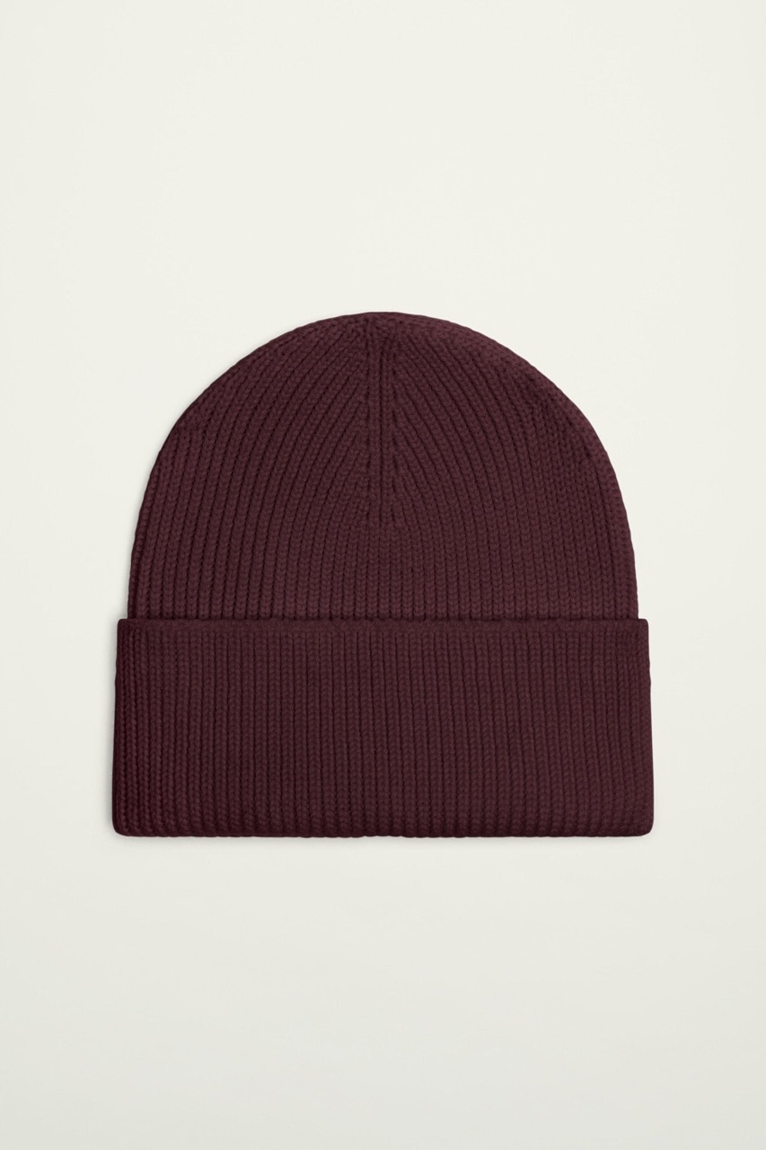 Bonnet Ara Laine Merinos Bordeaux NITTO KNITWEAR
