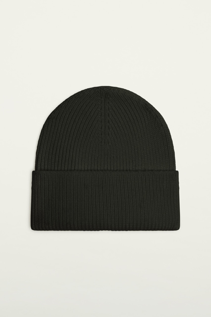 Bonnet Ara Laine Merinos Noir NITTO KNITWEAR