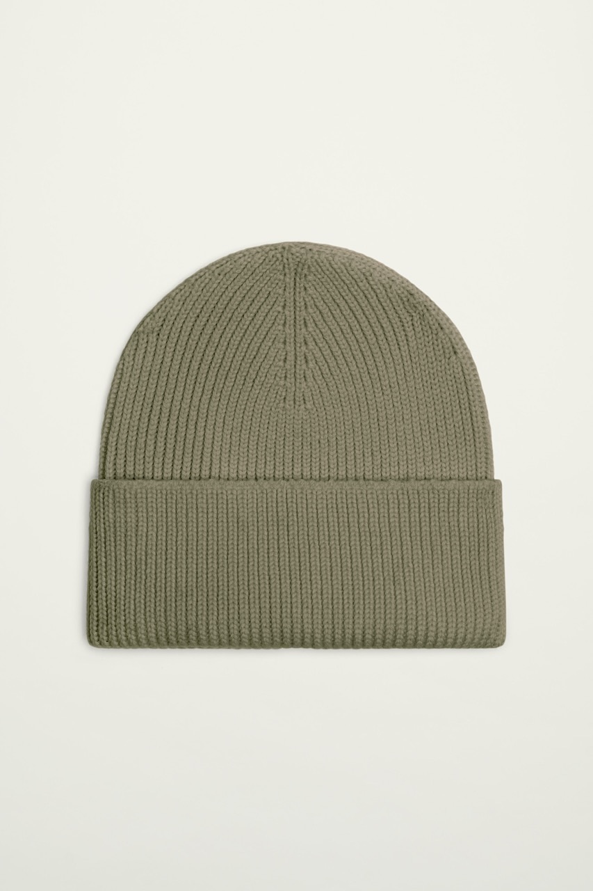 Bonnet Ara Laine Merinos Vert Olive NITTO KNITWEAR