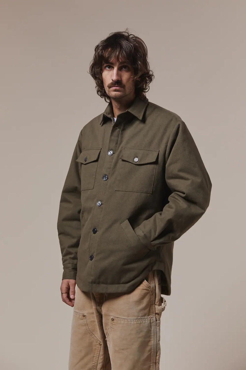 Veste Matelassée Recyclée Taupe LATER