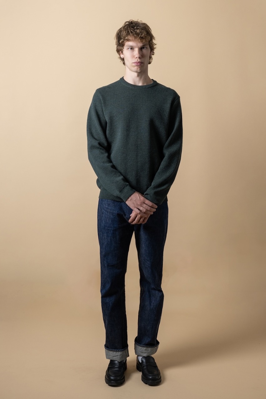 Pull Youri Vert Forêt NITTO KNITWEAR