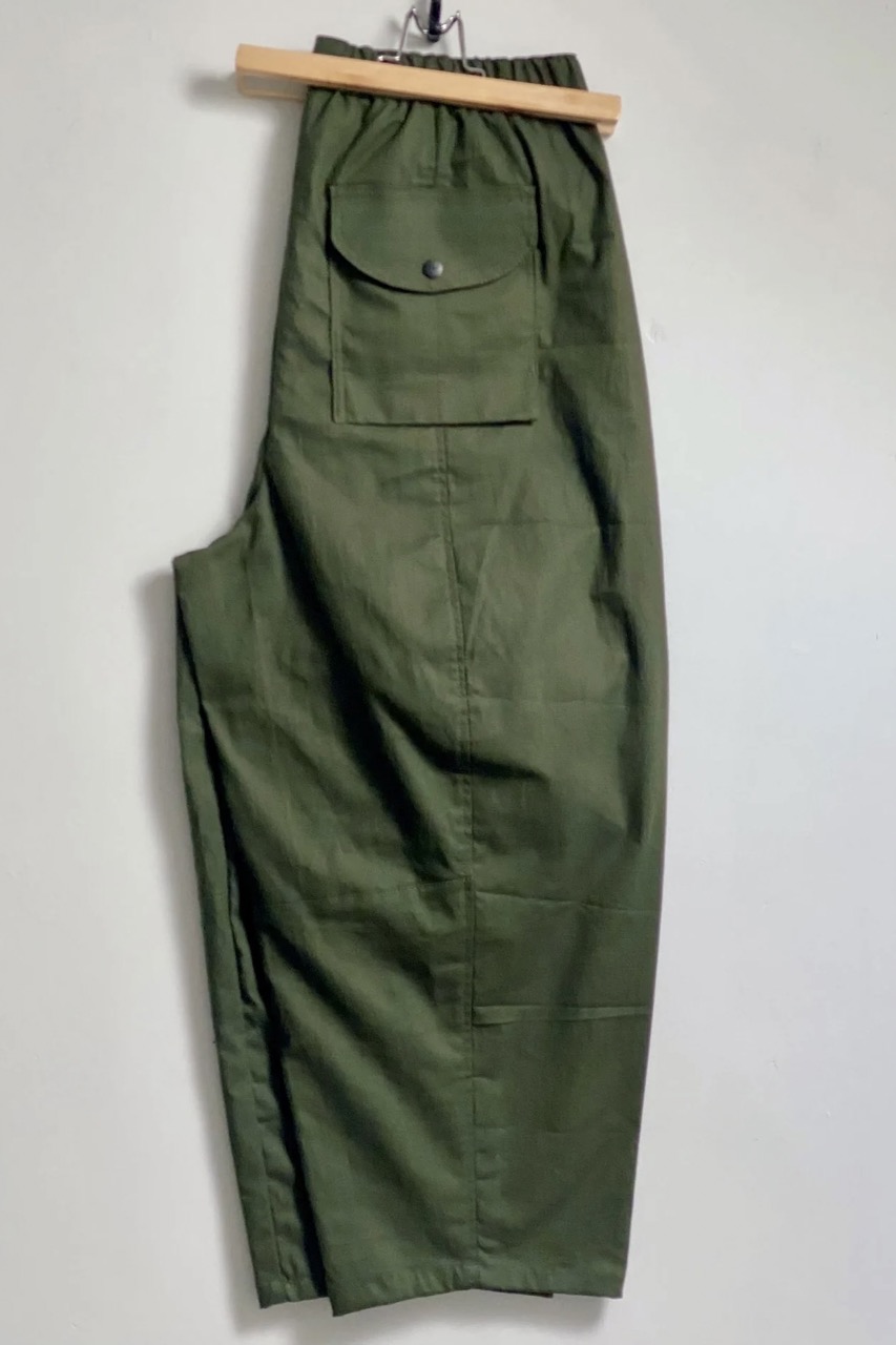 Mull Trouser Vintage Green WHITEHILL MERCANTILE
