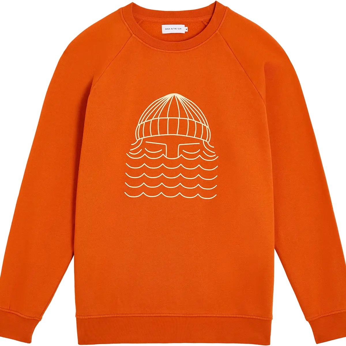 Sweatshirt Coton Biologique To The Sea BASK IN THE SUN