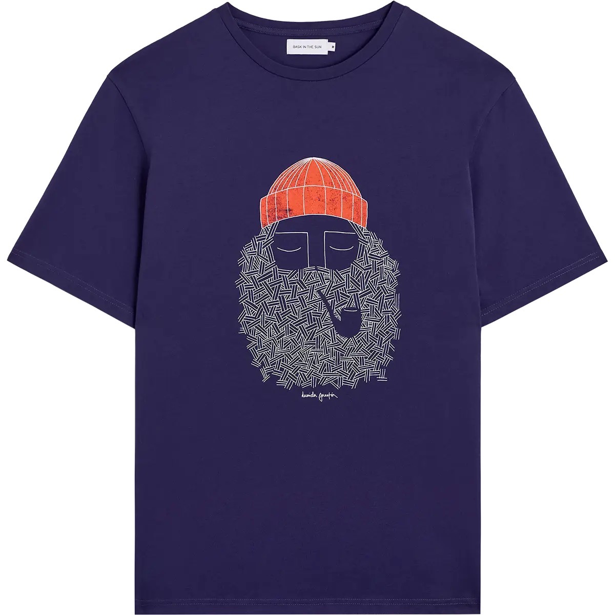 T-Shirt Coton Biologique Smoking Pipe BASK IN THE SUN
