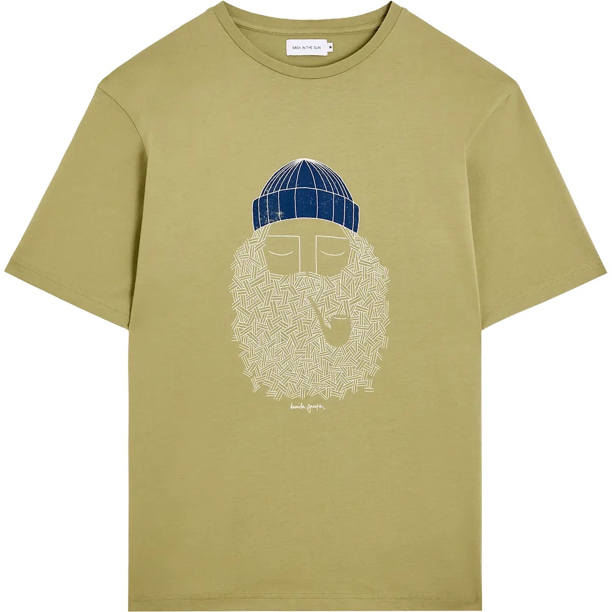 T-Shirt Coton Biologique Smoking Pipe BASK IN THE SUN