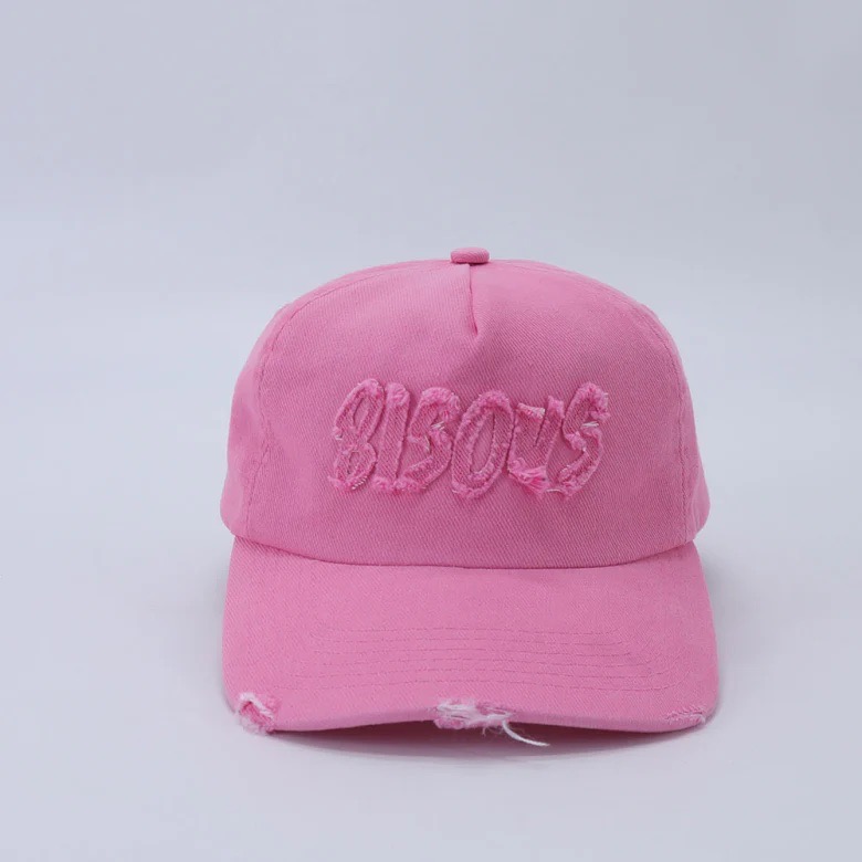 Casquette Bisous Past Pink Denim BISOUS SKATEBOARD