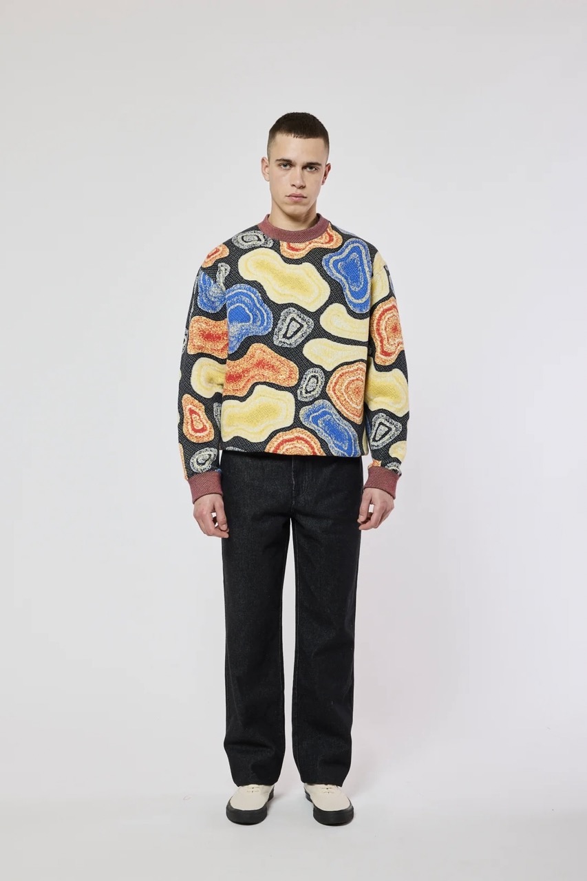 Pac Golgi Sweat Navy Multi HOMECORE