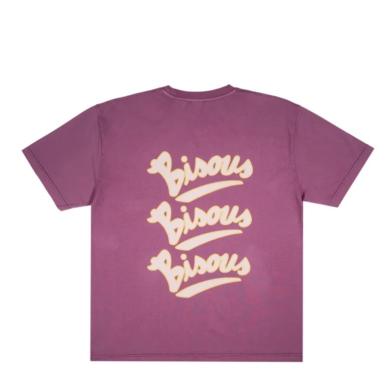 T-Shirt Bisous Gianni Eggplant BISOUS SKATEBOARD