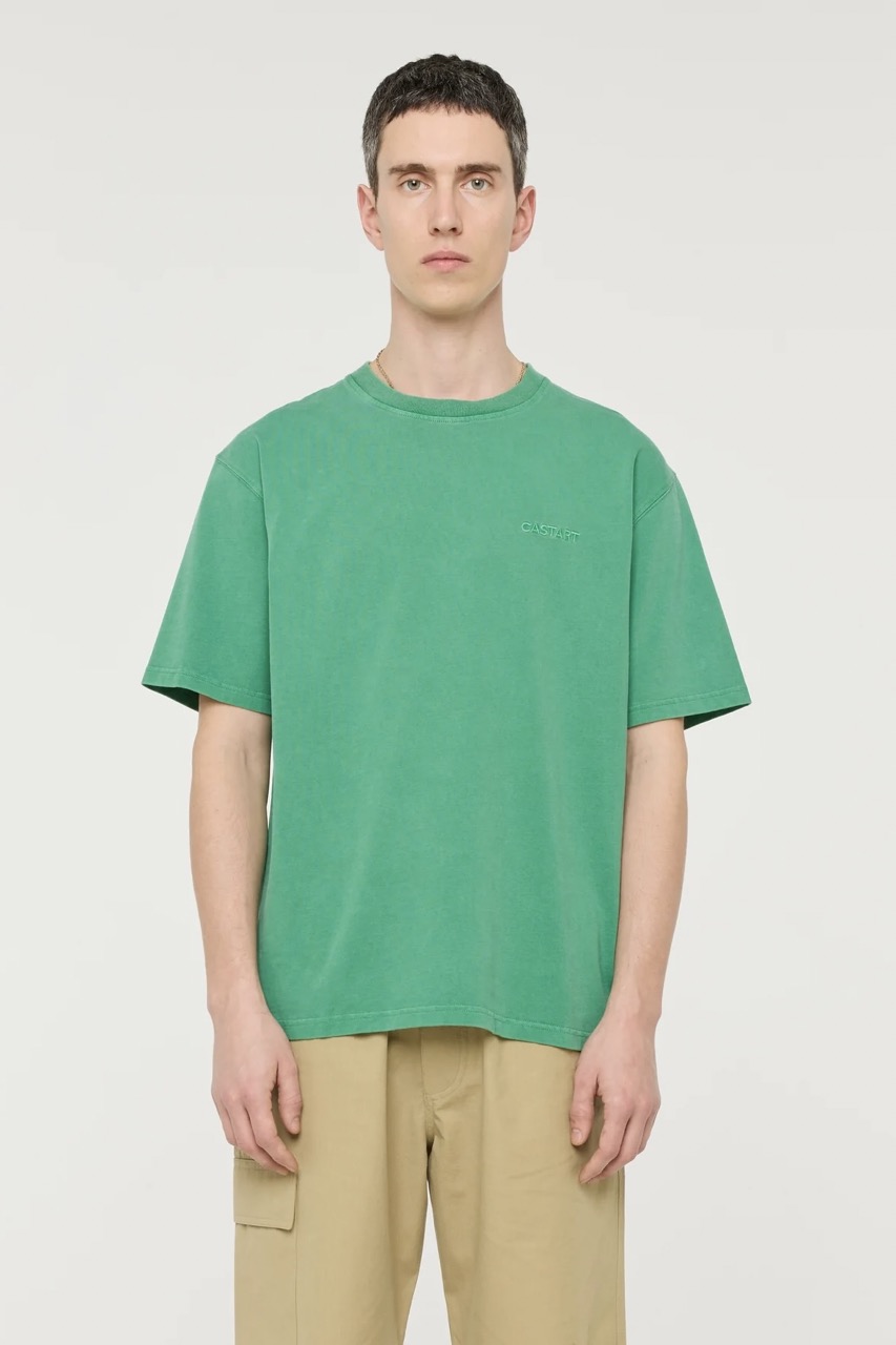 Stonewash T-Shirt Bright Green CASTART