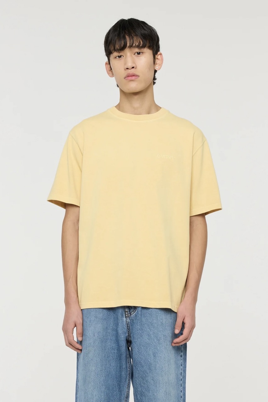 Stonewash T-Shirt Light Yellow CASTART