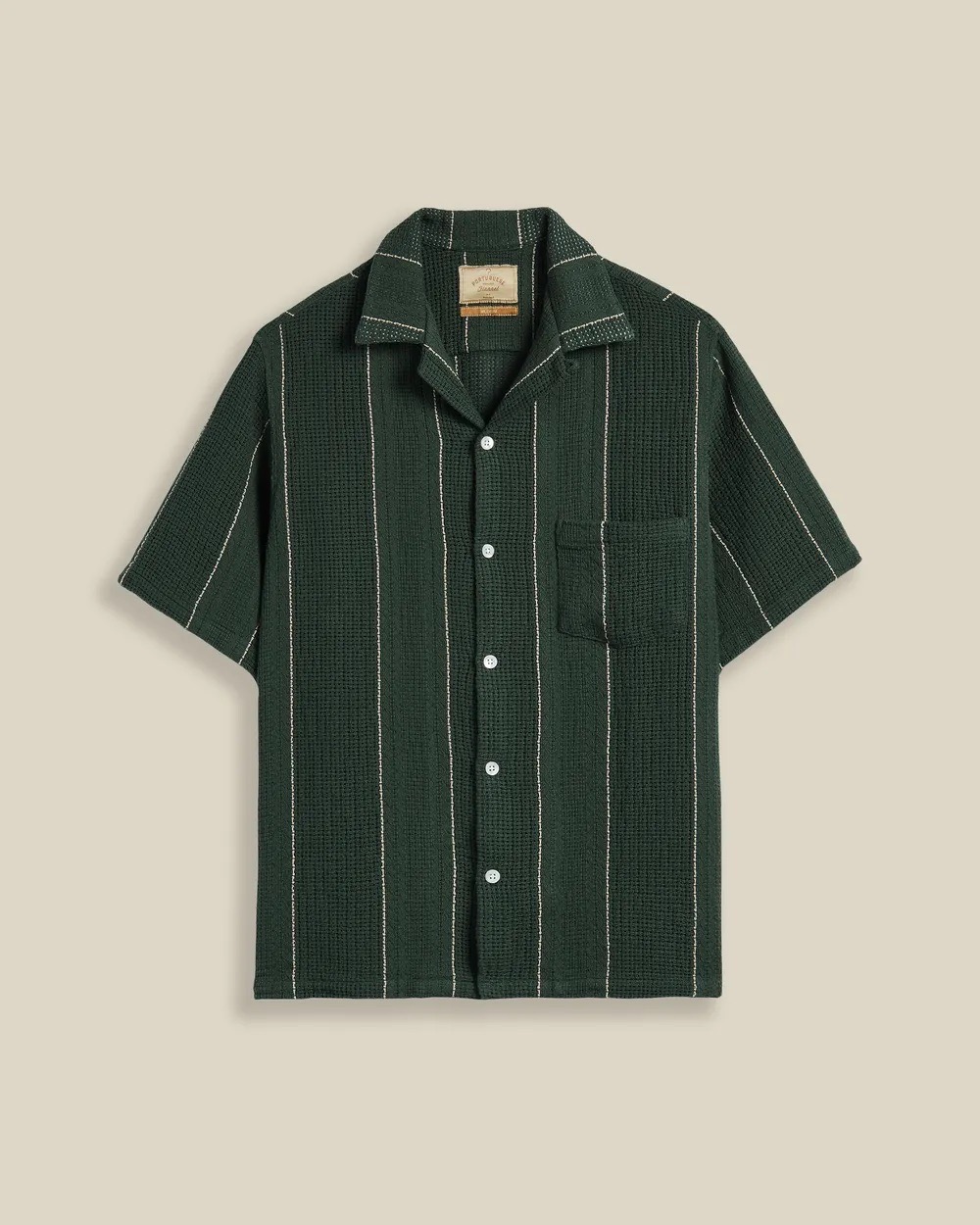 Chemise Manches Courtes Alma Green PORTUGUESE FLANNEL