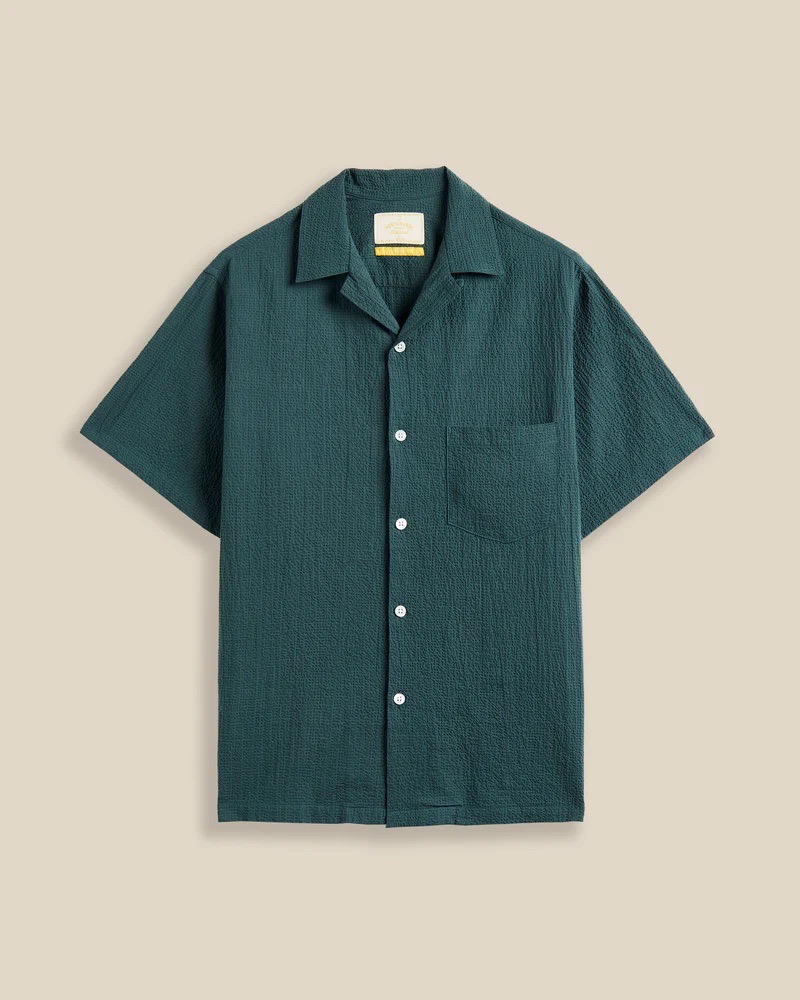 Chemise Manches Courtes Flamé Green PORTUGUESE FLANNEL