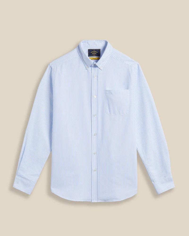 Chemise Belavista Stripe Light Blue PORTUGUESE FLANNEL