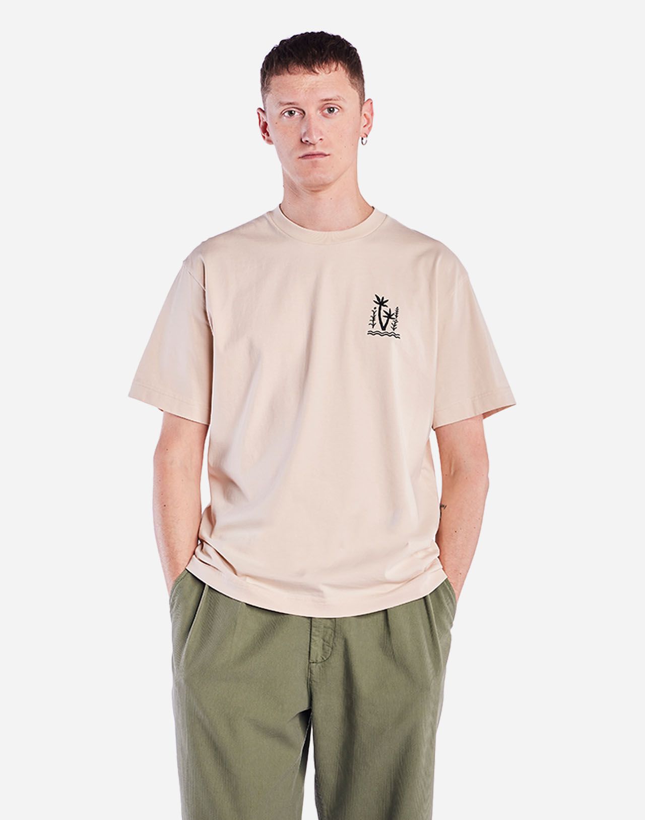 T-Shirt Remember Creme Coupe Ample OLOW