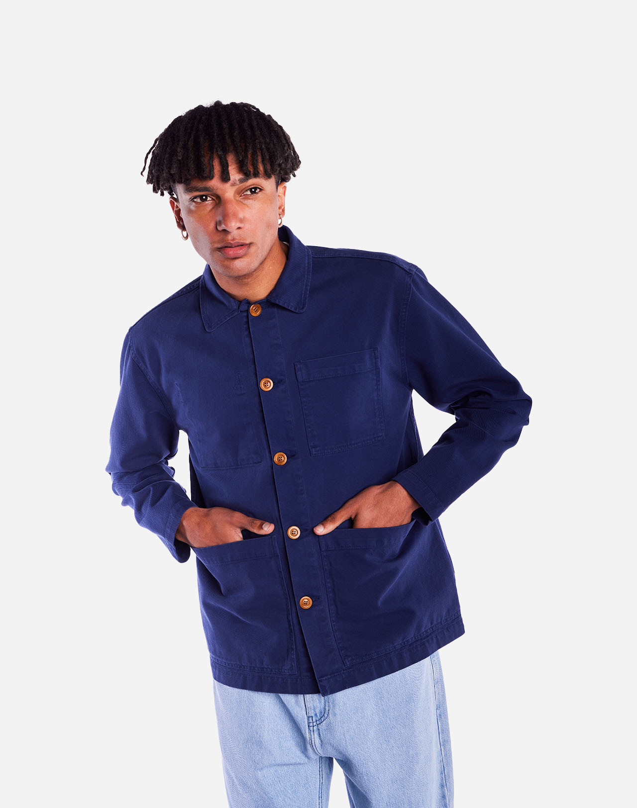 Veste de Travail Chucalescu Bleu Outremer OLOW